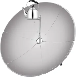 1000-1500W Solar Cooker 1472-1832°F Parabolic Sun Oven Portable Solsource Cooker Concentrating Solar Stove for Cooking Sun Powered Water Heater Boiler for Camping Outdoor