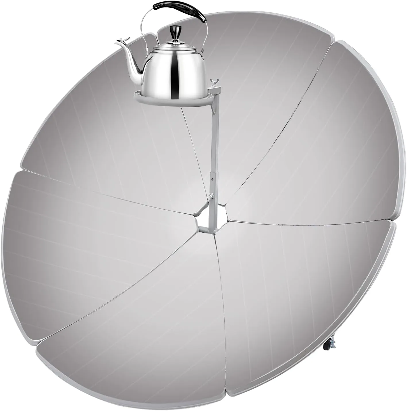 1000-1500W Solar Cooker 1472-1832°F Parabolic Sun Oven Portable Solsource Cooker Concentrating Solar Stove for Cooking Sun Powered Water Heater Boiler for Camping Outdoor