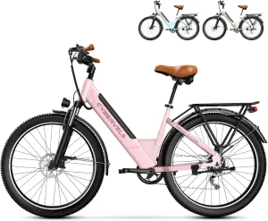 1000W Ebikes for Adults，80 Miles Max Range Removable Battery Ebike，26" Electric Bike for Adults Adult Electric Bike for Commute（7-Speed）