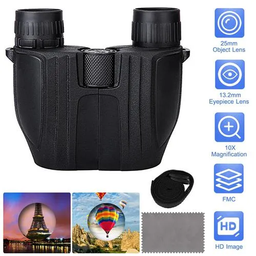 10X Zoom Binoculars with FMC Lens