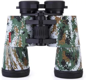 10X50 Binoculars for Adult HD Large Eyepiece Wide Angle Binoculars Outdoor FMC High Transmittance Telescope Hunting Travel (A)