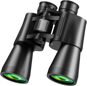 10x50 Binoculars for Adults and Teens – HD Optics for Bright and Clear Viewing, Perfect for Bird Watching, Hunting, Sports, and Stargazing – Durable, Wide Field, and Low-Light Performance