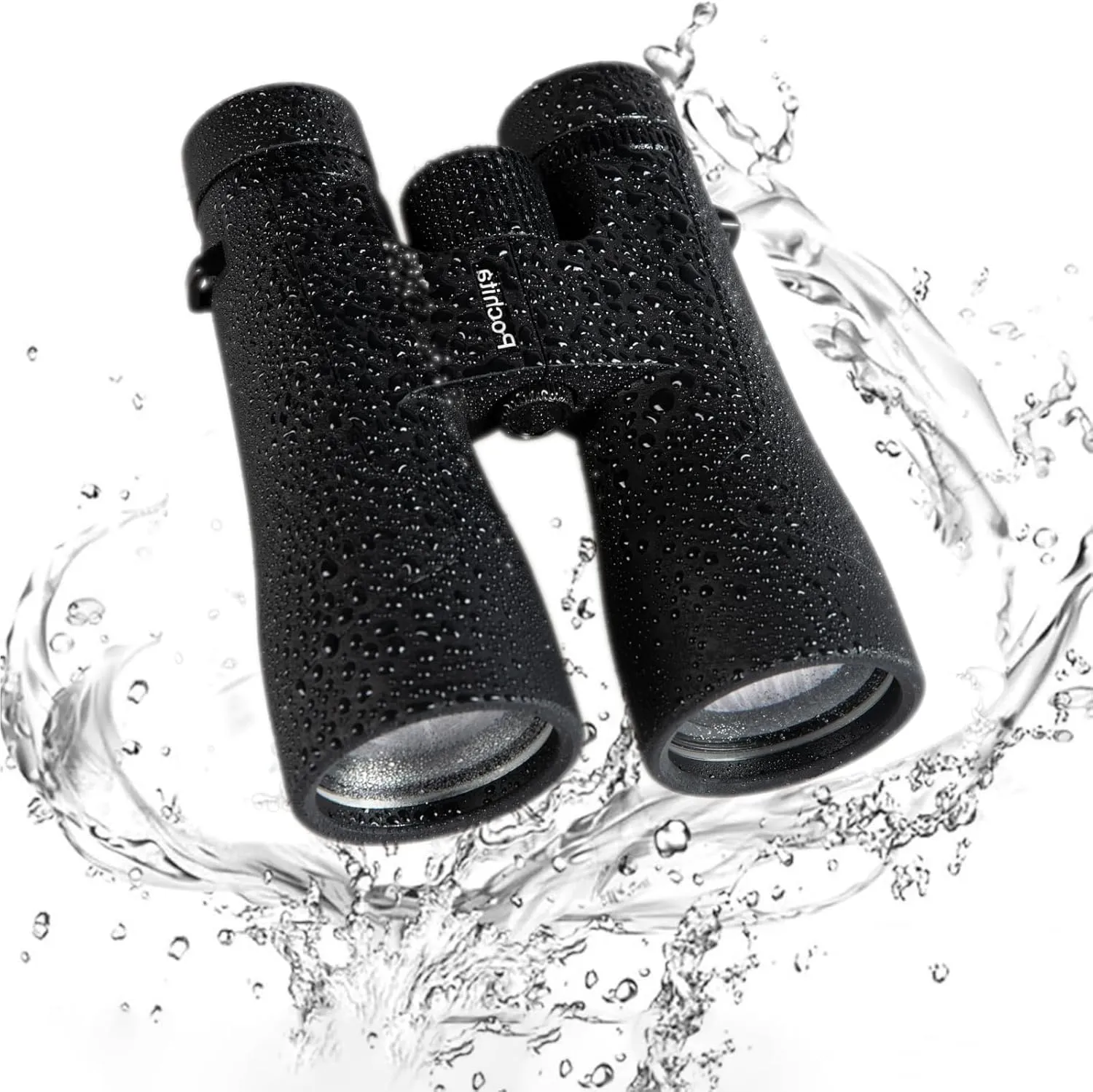 12x50 HD Binoculars for Adults - BAK4 Prism & FMC Lens, 22mm Large Eyepiece, IPX7 Waterproof with Carrying bag & Lens Covers, High-Power Compact Binoculars for Bird Watching, Hunting, Concerts, Travel