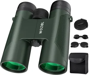 16x42 Binoculars for Adults High Powered - HD Clear Low Light Vision with Large Bright View - Powerful Binoculars for Brid Watching Hunting Travel Hiking Concerts - Green