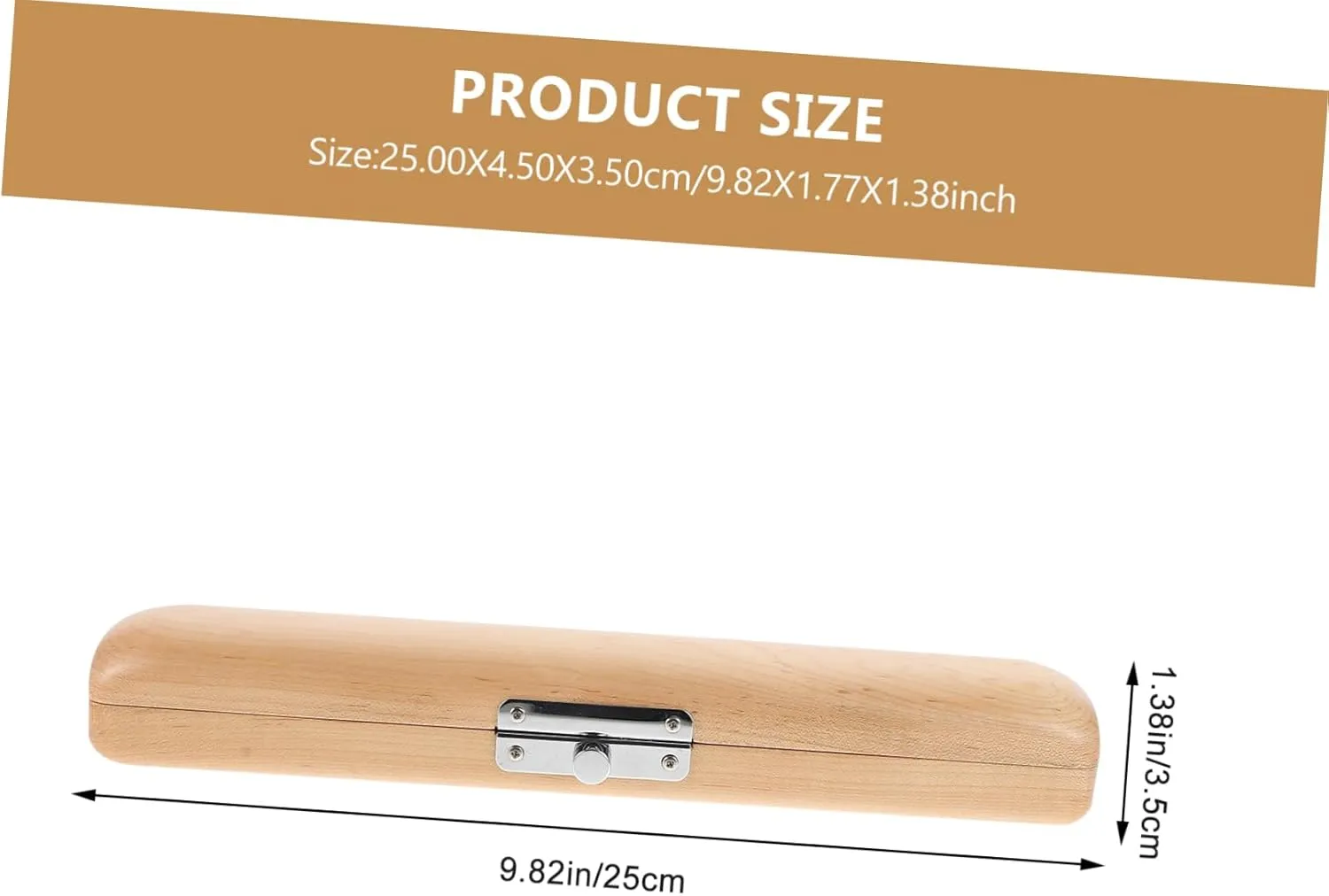 1pc Box Flute Head Box Flute Head Carrying Case Lightweight for Travel Protection Khaki