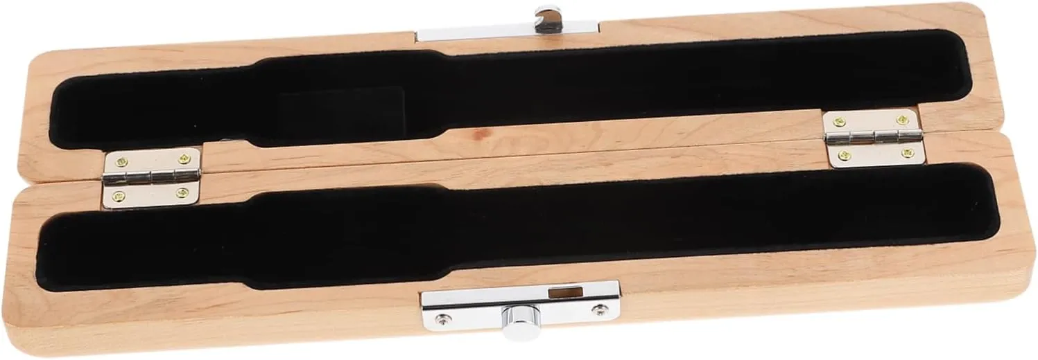 1pc Box Flute Head Box Flute Head Carrying Case Lightweight for Travel Protection Khaki