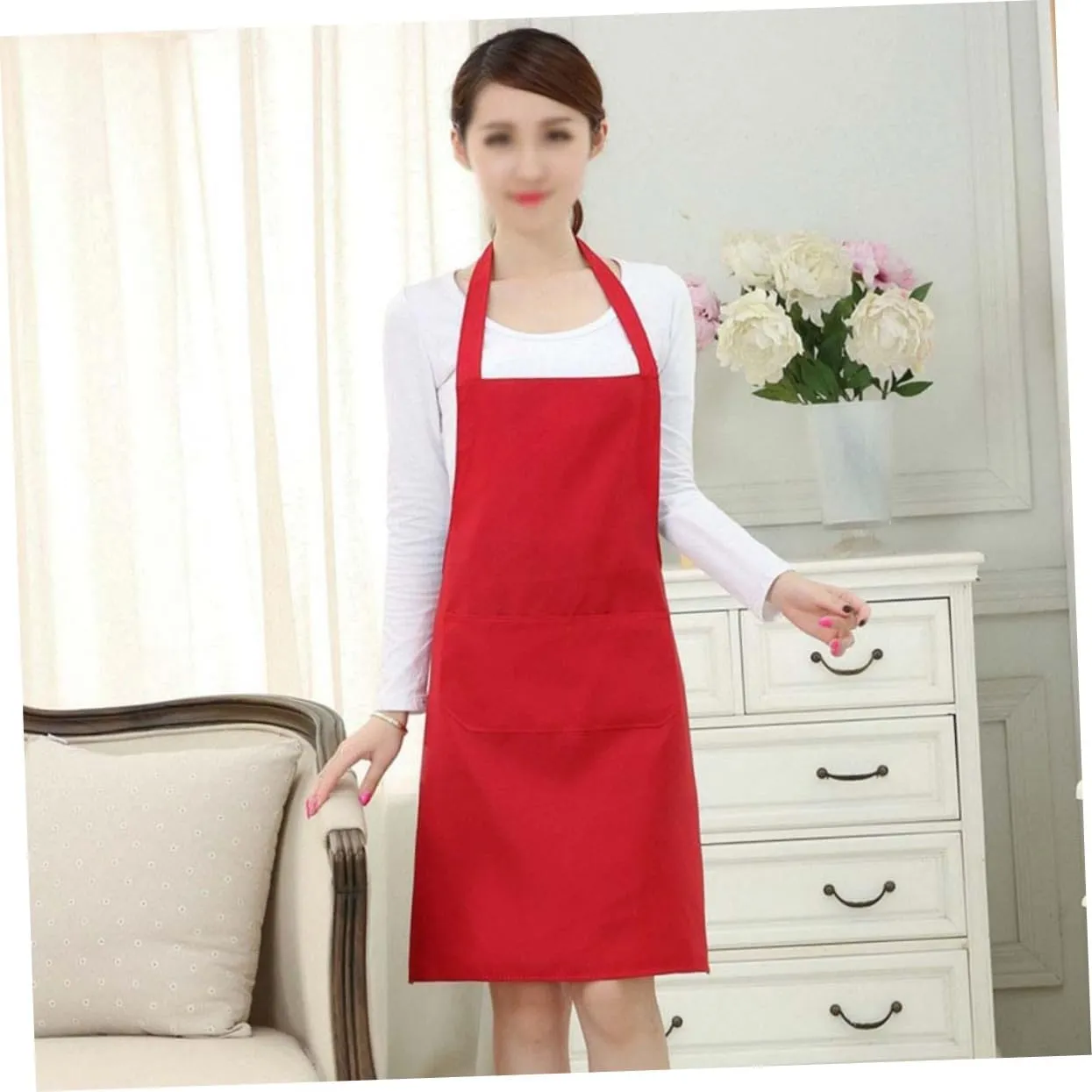2 Pcs Home Bib Peacock Plates Solid Color Bib Clay Pot for Cooking Tissue Travel Holder Waterproof Bibs