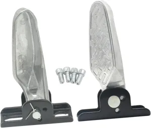 2Pcs Bike Rear Pedals Anti Slip Aluminum Alloy Universal Foldable Foot Pegs Foot Plates for Electric Bicycle Accessories