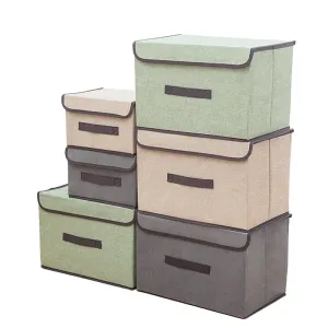 2Pcs Fabric Storage Bins & Storage Box