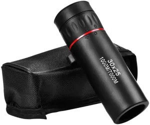 30 25 Optical Zoom Field Glasses Telescopes Clear View Red Film Hunting HD Binoculars Adjustable Focal Length Or Monocular