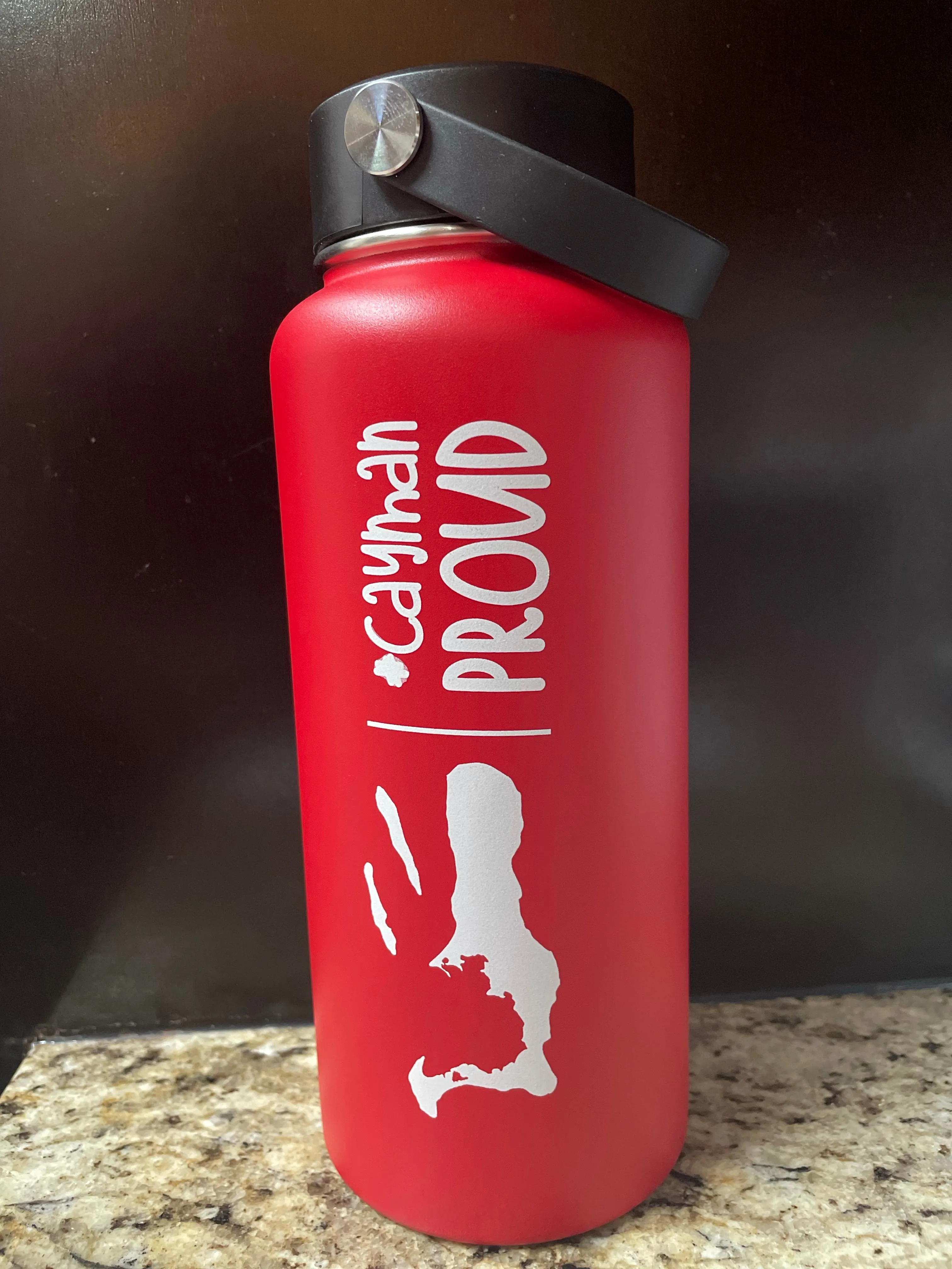 32oz Insulated Water Bottle - Red