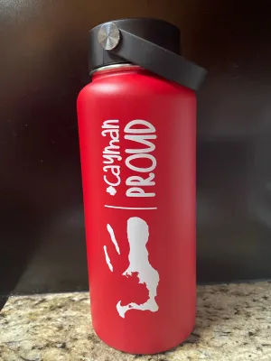 32oz Insulated Water Bottle - Red