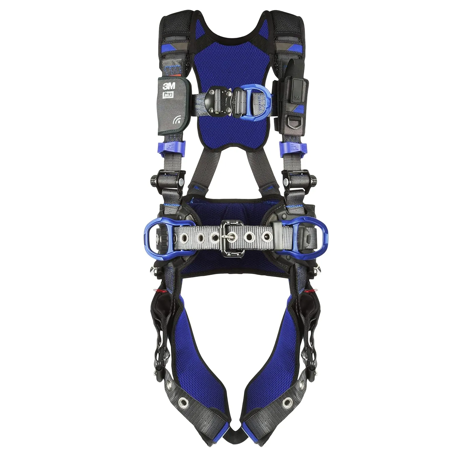 3M 1113175 DBI-SALA ExoFit X300 Comfort Wind Energy Climbing Positioning Safety Harness, Wind Energy Fall Protection, Aluminum Back and Front D-Ring, Leg Tongue Buckle,Quick-Connect Chest Buckle,Small