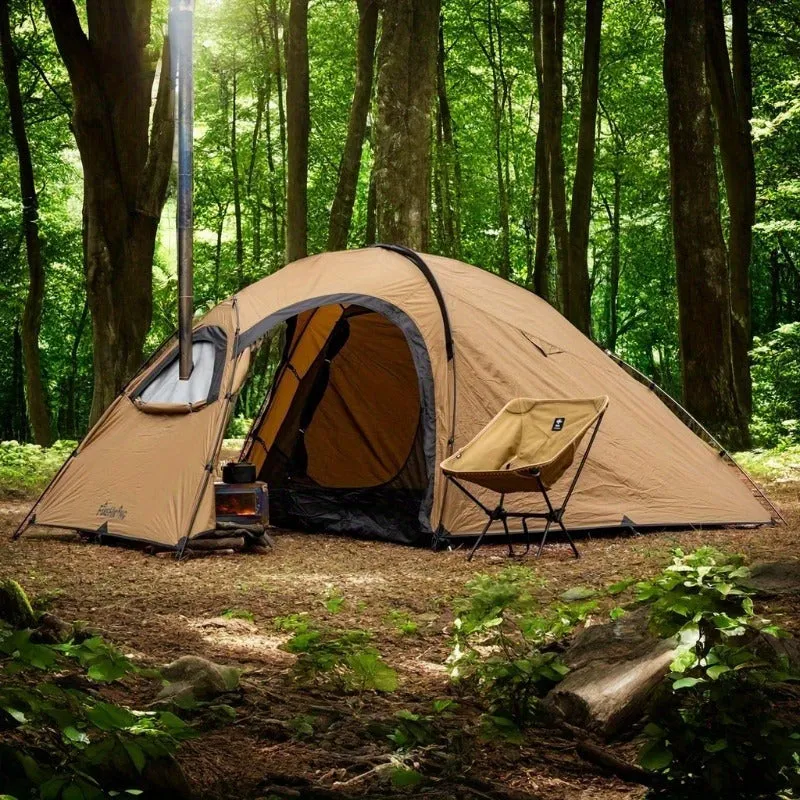 4 Season  2 Person Waterproof Tent with Chimney Jack
