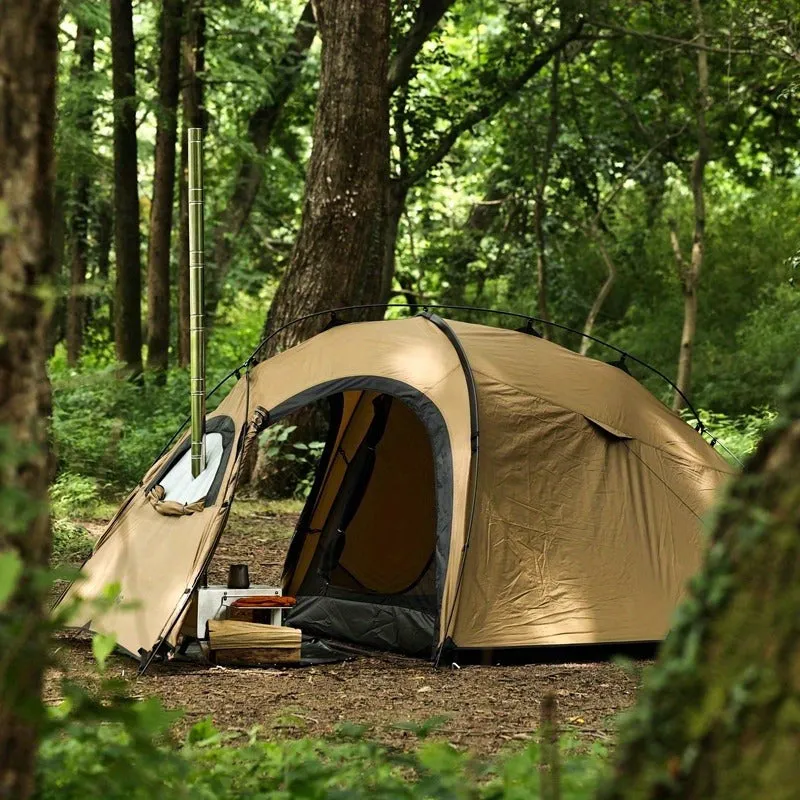 4 Season  2 Person Waterproof Tent with Chimney Jack
