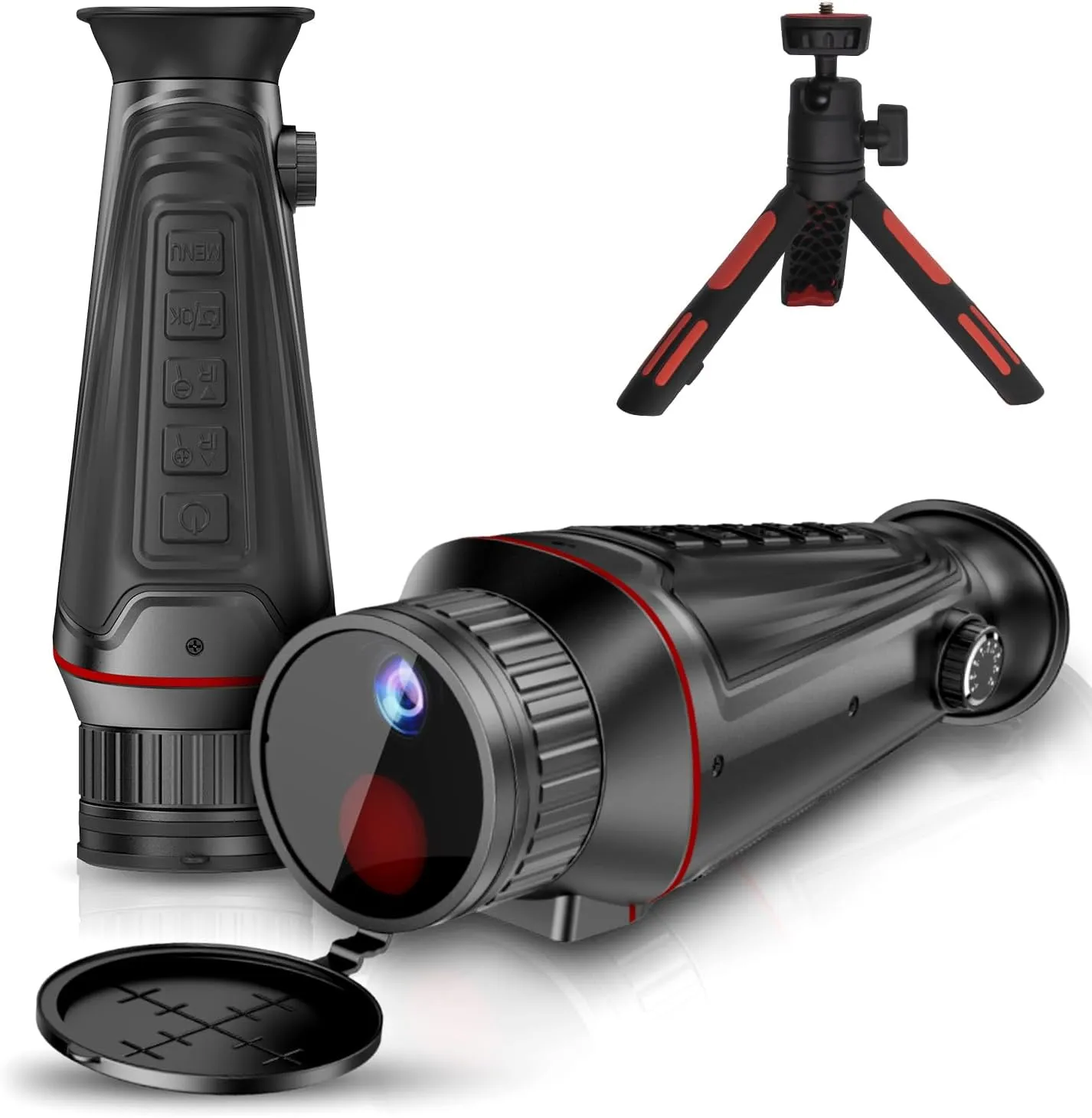 4K Digital Night Vision Monocular with Infrared Illuminator & Video Recording, 1314ft Long Distance, Night Vision Goggles Binoculars for Hunting, Camping, Surveillance with 32 GB SD Card
