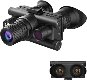 4K Night Vision Goggles,Thermal Goggles, Head Mounted Night Vision Monocular for Adults with Tactical Light, 8X Digital Zoom, 1968ft Viewing Range, 32GB TF Card