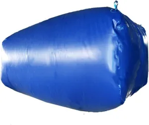 500L Foldable Water Storage Bag with Faucet, PVC Outdoor Rain Barrel, Multifunctional Emergency Water Tank for Gardening, Car Washing, and Outdoor Use(500L)