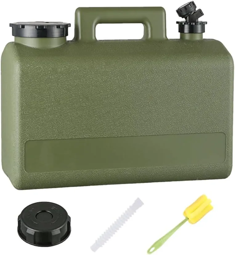 5.28 Gallon (20L) Camping Water Jug, Portable Camping Water Containers with Spigot, BPA Free Large Emergency Water Storage for Camping, Vehicle, Car, Outdoor Hiking, Picnic
