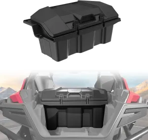 60 QT Cargo Box for Polaris RZR PRO R 2022-2025, Black Poly Water Resistant Forward Cargo Storage Bin for Polaris RZR PRO R / R4 2022 2023 2024 2025 Accessories, Replacement OEM # 2884235