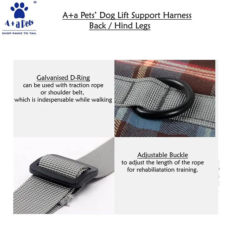 A a Pets' Dog Lift Support Harness for Hind / Back Legs