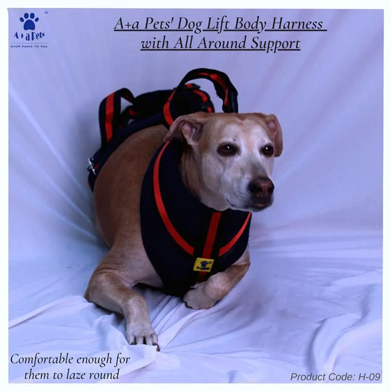 A a Pets' Full Body Support Harness for Dogs with Lift Sling Belt