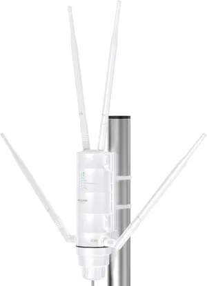 AC1200 Outdoor WiFi Extender, WAVLINK WiFi Extender Signal Booster for Home Camping, Long Range Access Point Weatherproof with PoE Powered, Gigabit Port, Supports Router/AP/Repeater Modes