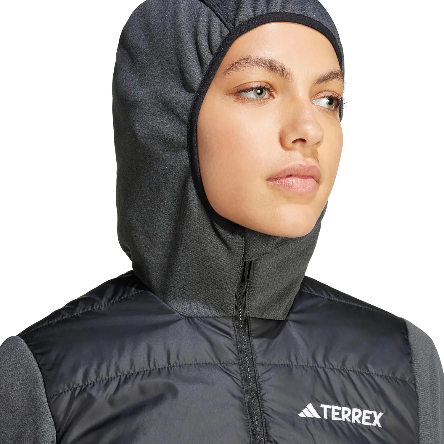 adidas Women's Terrex Multi Hybrid Insulated Hiking Hooded Jacket