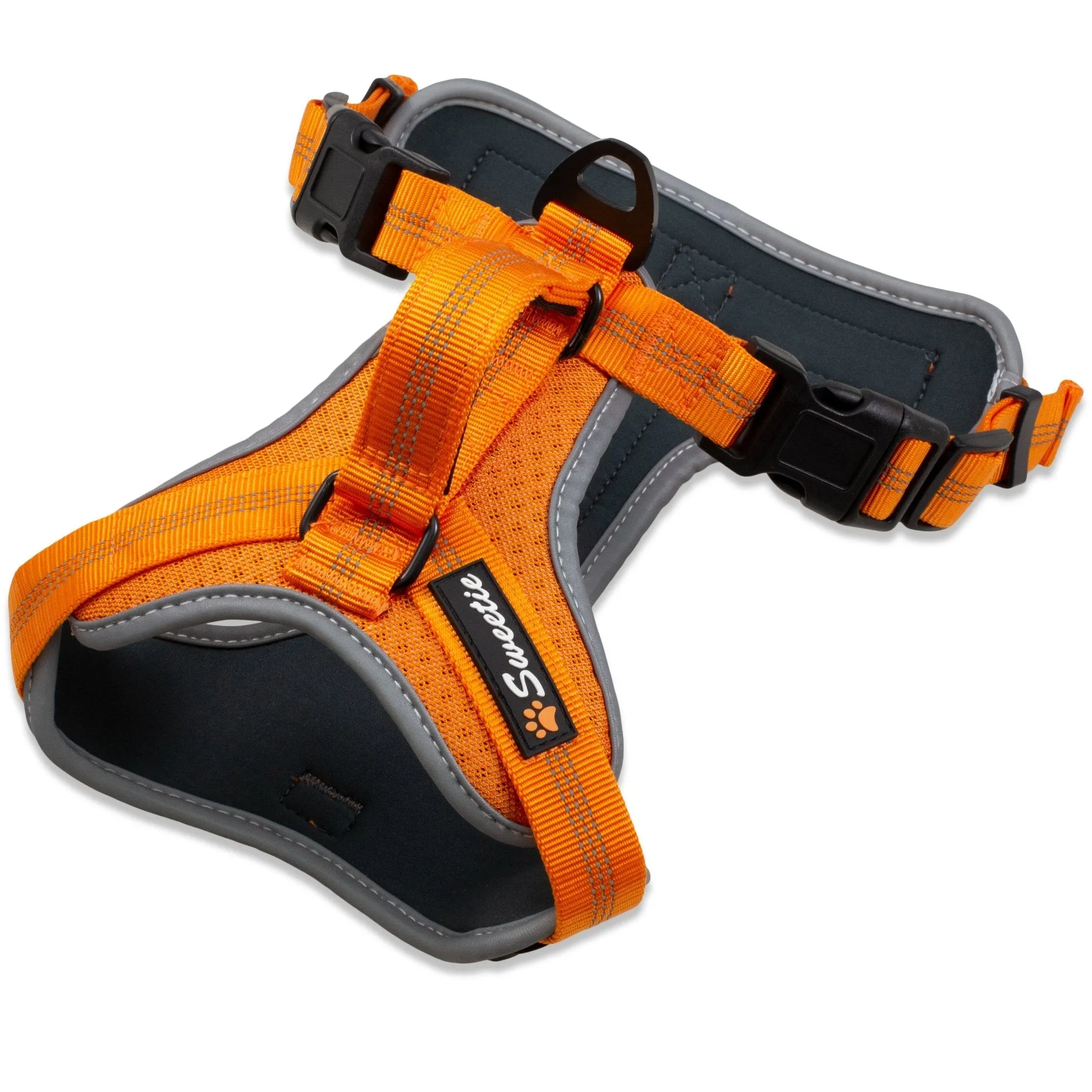 Adjustable No-Pull Dog Harness with Padded Control Handle