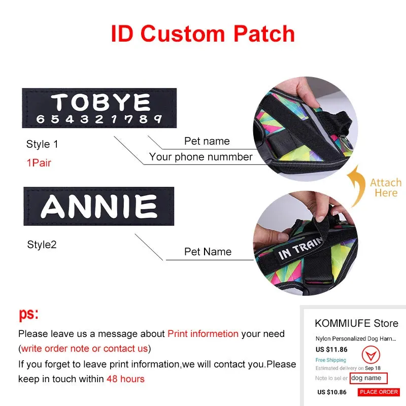 Adjustable Nylon Dog Harness