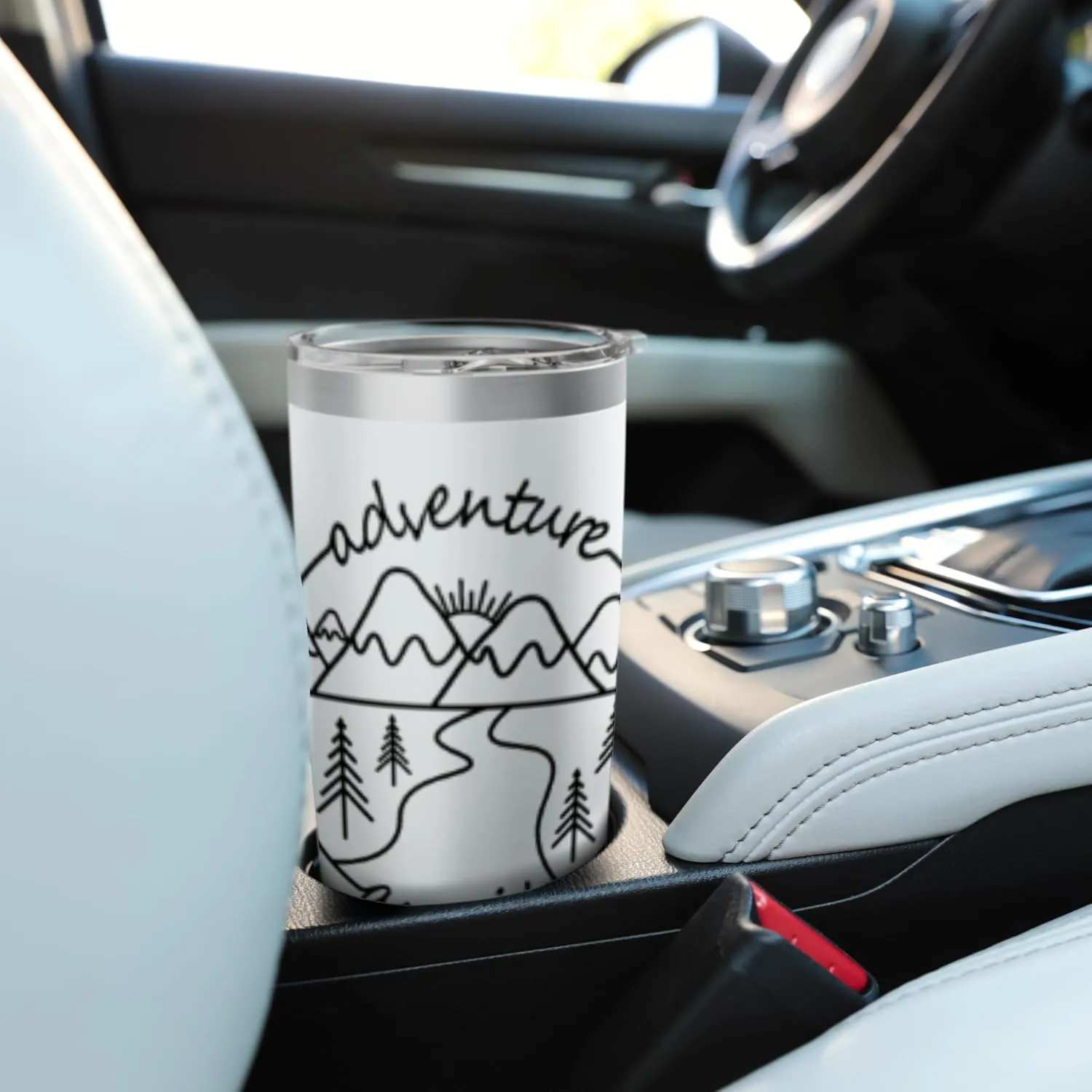Adventure Awaits Wilderness | Mountain Nature Lovers Stainless Steel Insulated Tumbler