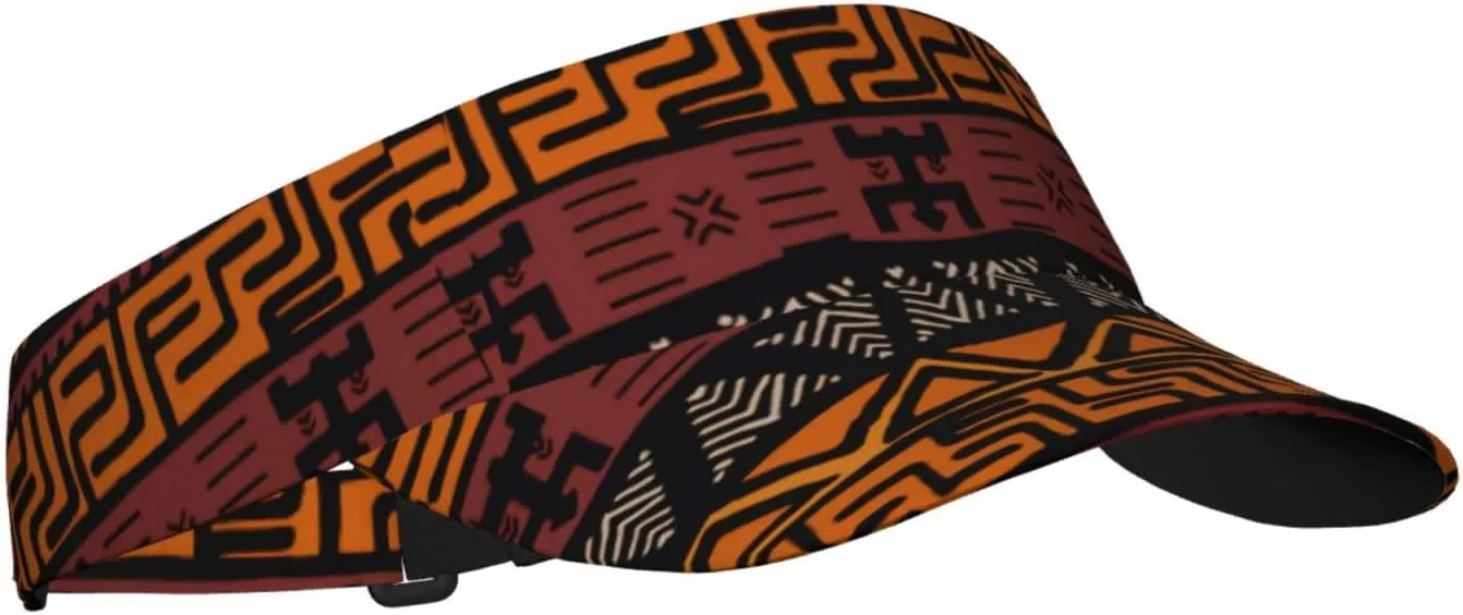 Africa Tribes Hat Men Women African Sun Visor Hat for Women Summer Packable Africa Hats