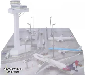 Airport Tower Cardboard Foldable Diorama for 1/200 Scale Models by Herpa HE573061