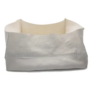 albino horse culatta leather storage box