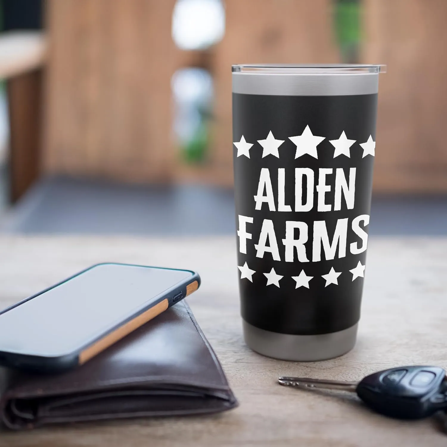 Alden Farms Family Reunion Squad First Last Name Stainless Steel Insulated Tumbler