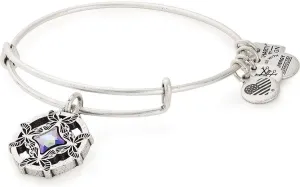 Alex and Ani Path of Symbols Expandable Bangle for Women, Wings of Change Charm, Rafaelian Finish, 2 to 3.5 in