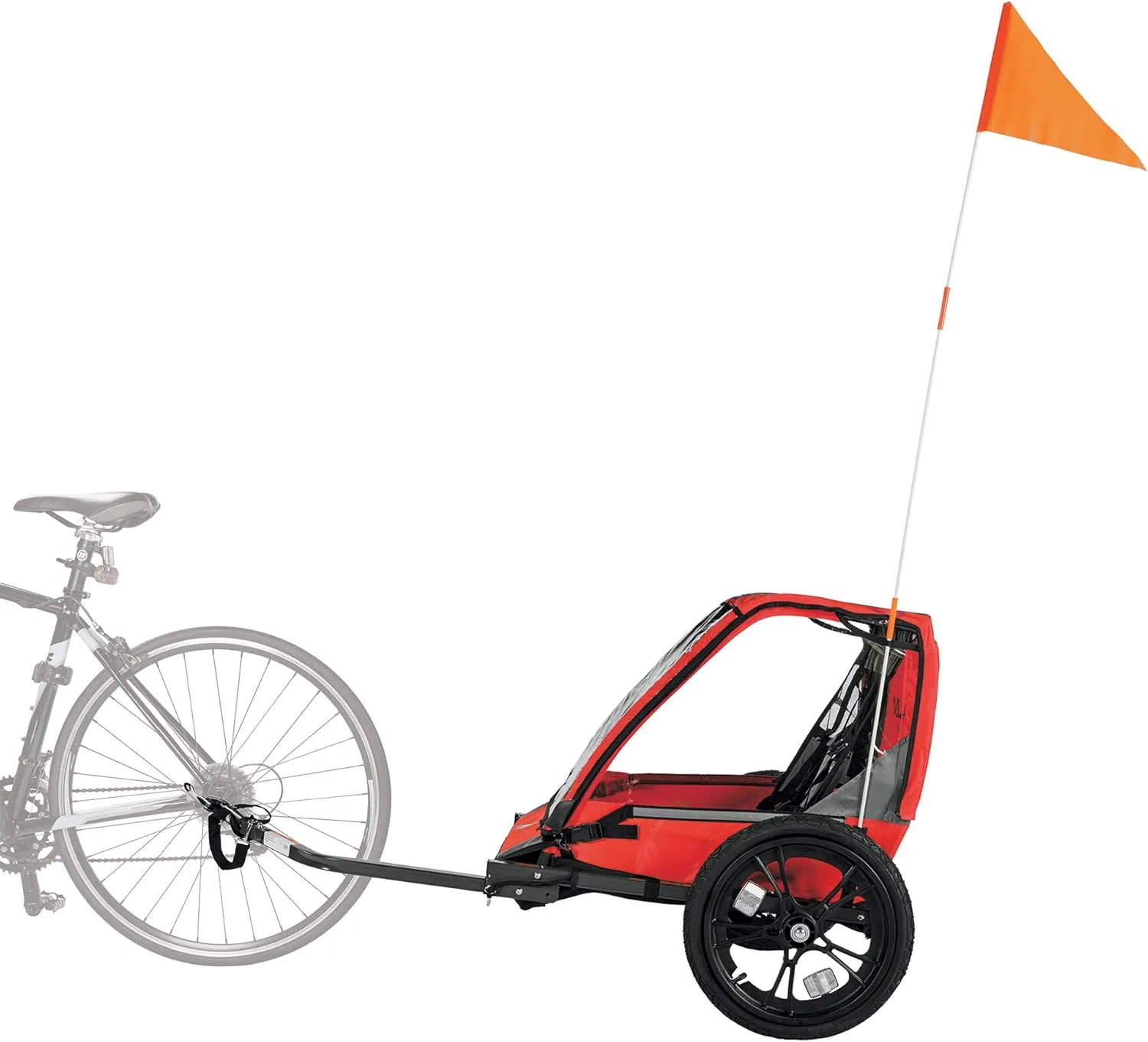 Allen Sports Hi-Viz 2-Child Bicycle Trailer, Model ET2