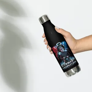 Allergic to Handcuffs Stainless Steel Water Bottle – Galactic Showdown Edition