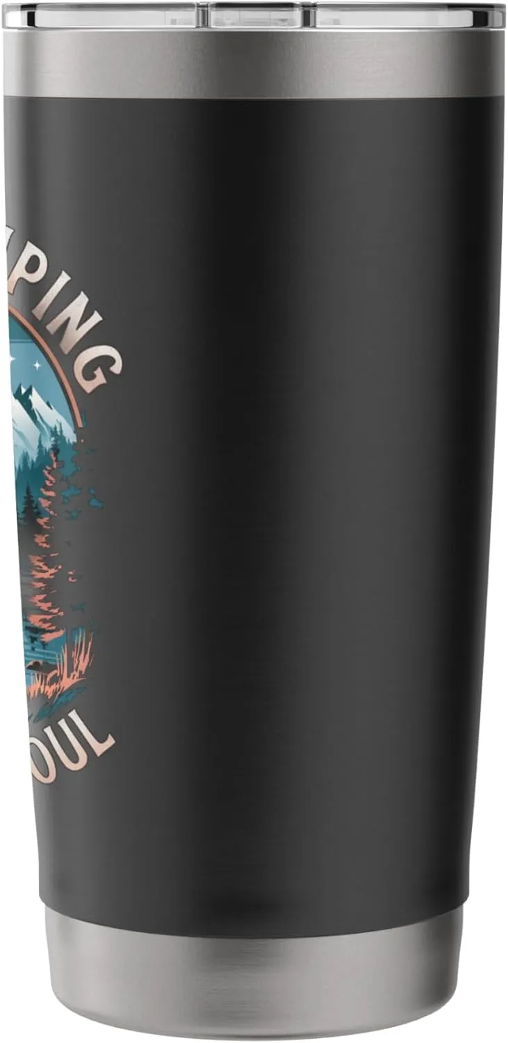 Alpine Camping Heals the Soul Alpine Camping Stainless Steel Insulated Tumbler