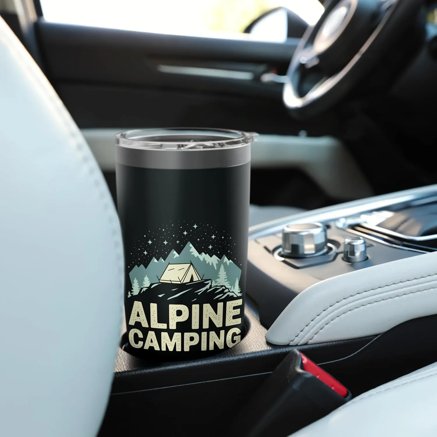 Alpine Camping Night Stars Camp Adventure Stainless Steel Insulated Tumbler