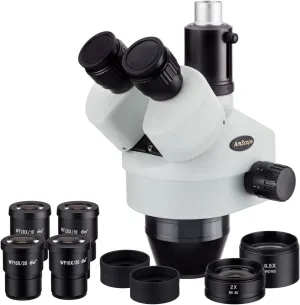 AmScope SM35180T 3.5X-180X Trinocular Zoom Power Stereo Microscope Head
