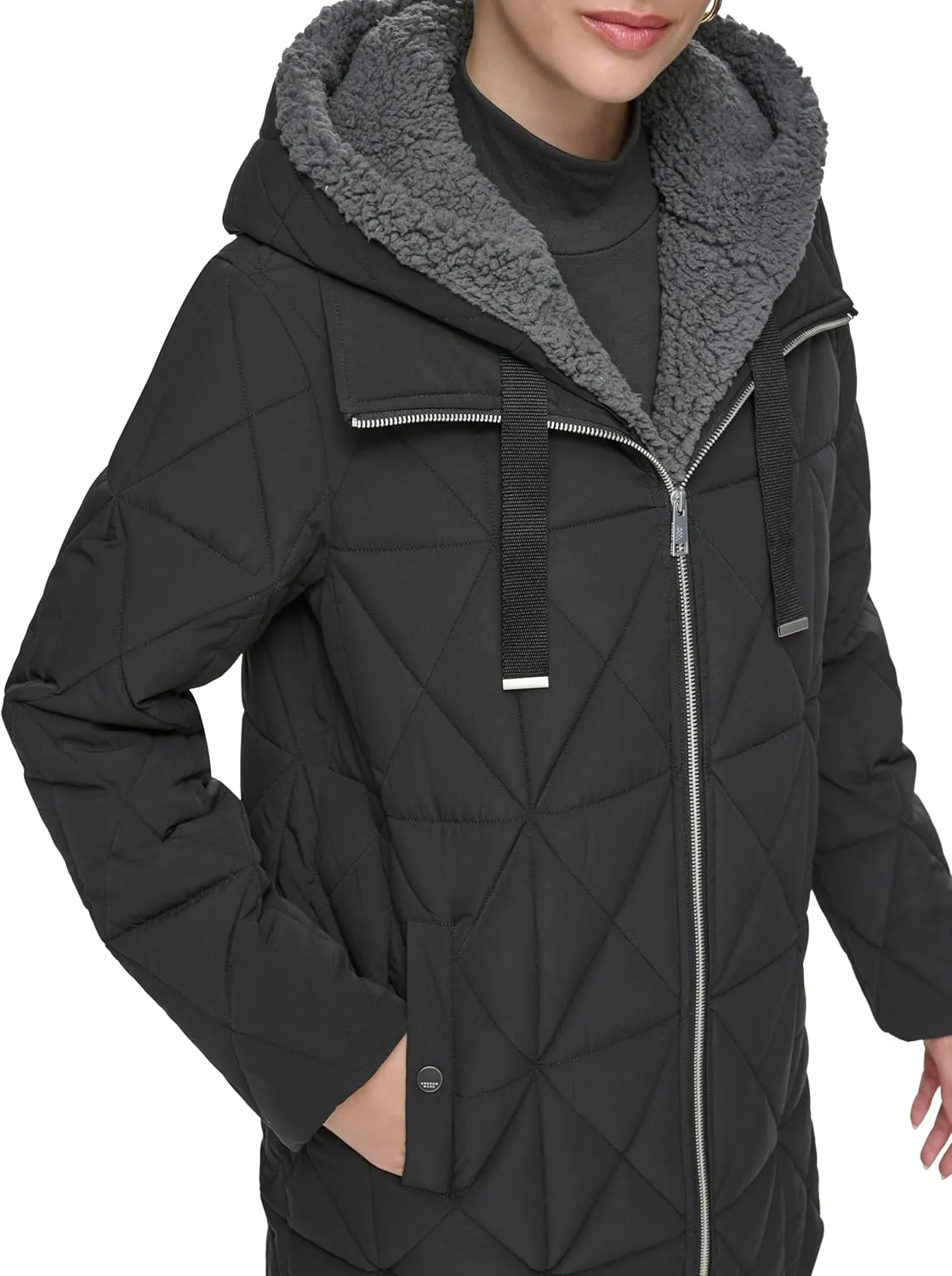 Andrew Marc Women's Water Resistant Insulated Puffer Jacket