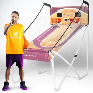 Arcade Basketball Games (Online/Offline 2in1 Mode) Shoot Hoops Basketball Arcade/Purple