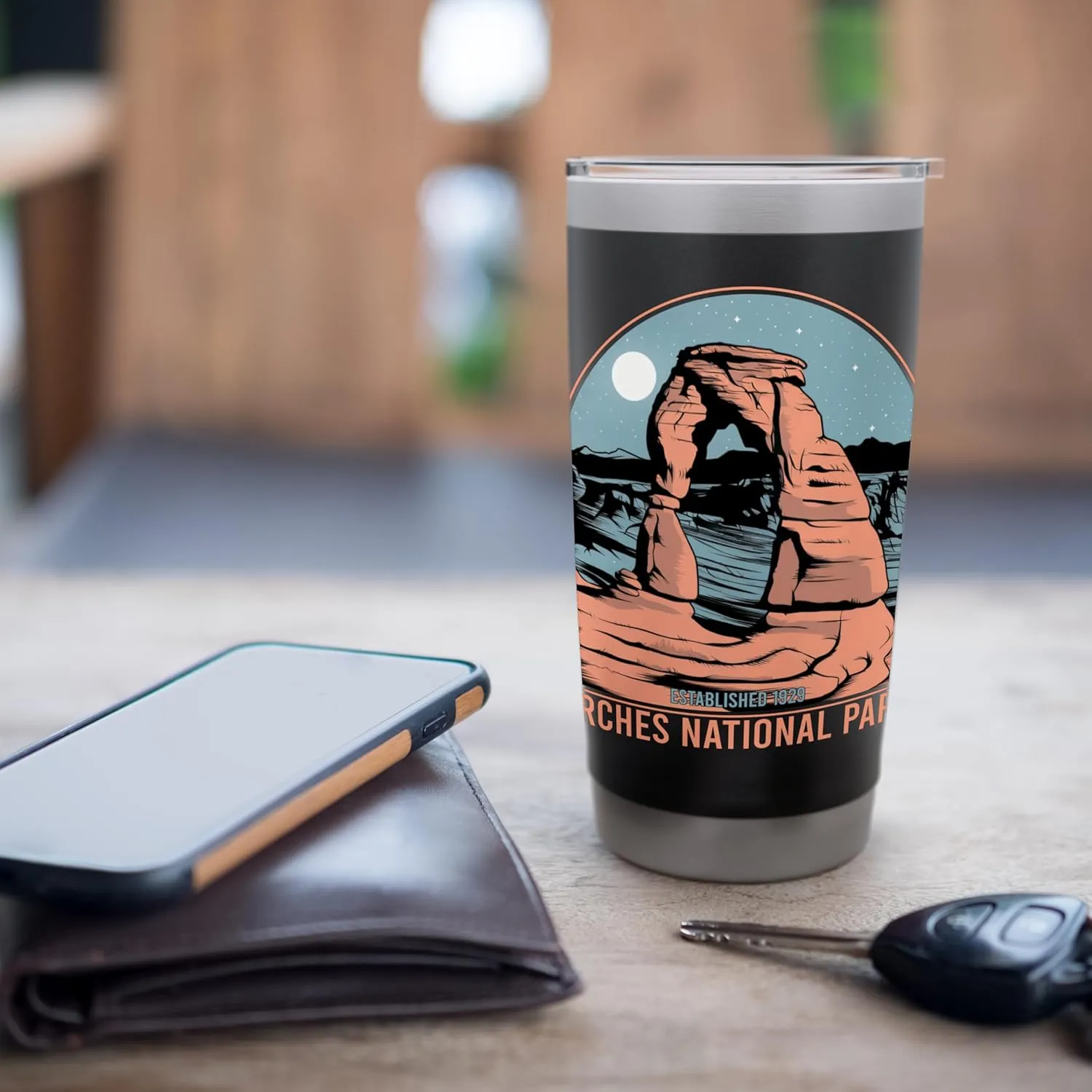 Arches National Park Delicate Hiking Outdoor Desert Souvenir Stainless Steel Insulated Tumbler