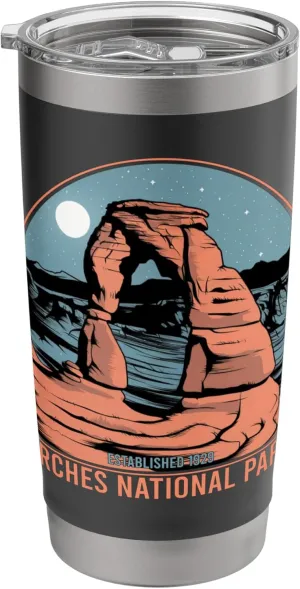 Arches National Park Delicate Hiking Outdoor Desert Souvenir Stainless Steel Insulated Tumbler