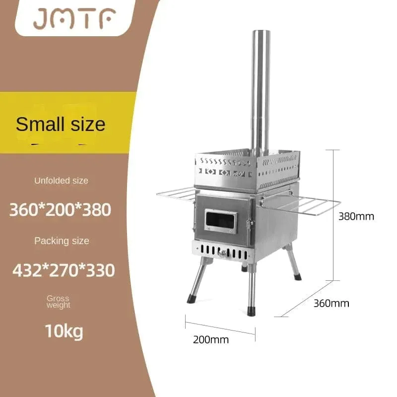 Arctic Heatwave Portable Stove - Premium Stainless Steel Wood-Burning Heater for Outdoor Saunas