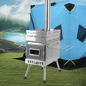 Arctic Heatwave Portable Stove - Premium Stainless Steel Wood-Burning Heater for Outdoor Saunas
