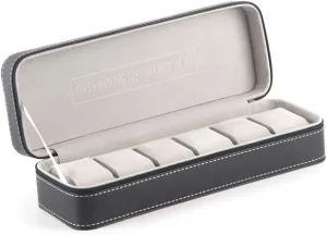 Artificial Leather Watch Box Electronic Watch Storage Box Female Watch Display Box Mechanical Watch Jewelry Box Bracelet Finishing Box Anti-Static wipeable Watch Bracelet Storage Box Waterproof