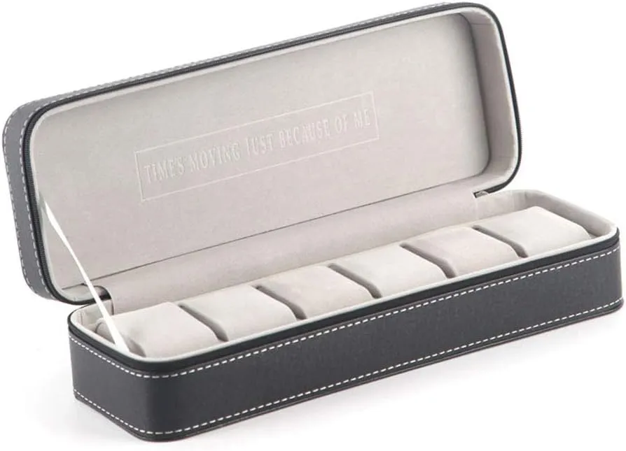 Artificial Leather Watch Box Electronic Watch Storage Box Female Watch Display Box Mechanical Watch Jewelry Box Bracelet Finishing Box Anti-Static wipeable Watch Bracelet Storage Box Waterproof