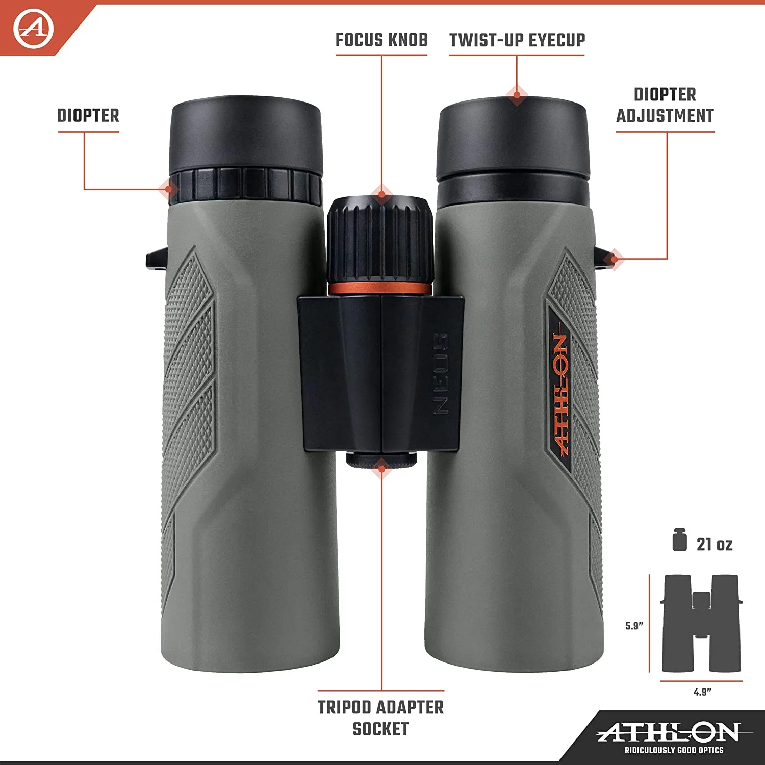 Athlon Optics Neos HD Binoculars